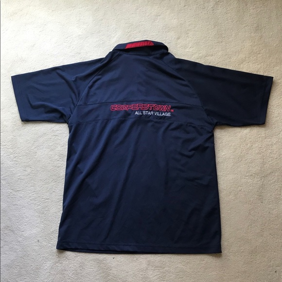 Cooperstown All Star Village Navy Blue Polo - Picture 5 of 6